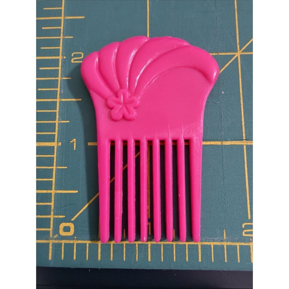 Pink Flower‎ Pattern Replacement Comb Barbie My Little Pony Little Pretty Kitty